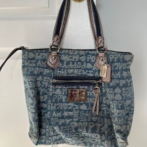Coach Poppy Denim Glam Limited Edition